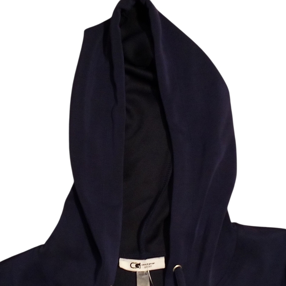 Cable & Gauge Sport - NWT Shift- Cover-Up Navy Blue Dress W/ Hood & Drawstring. - Picture 8 of 15